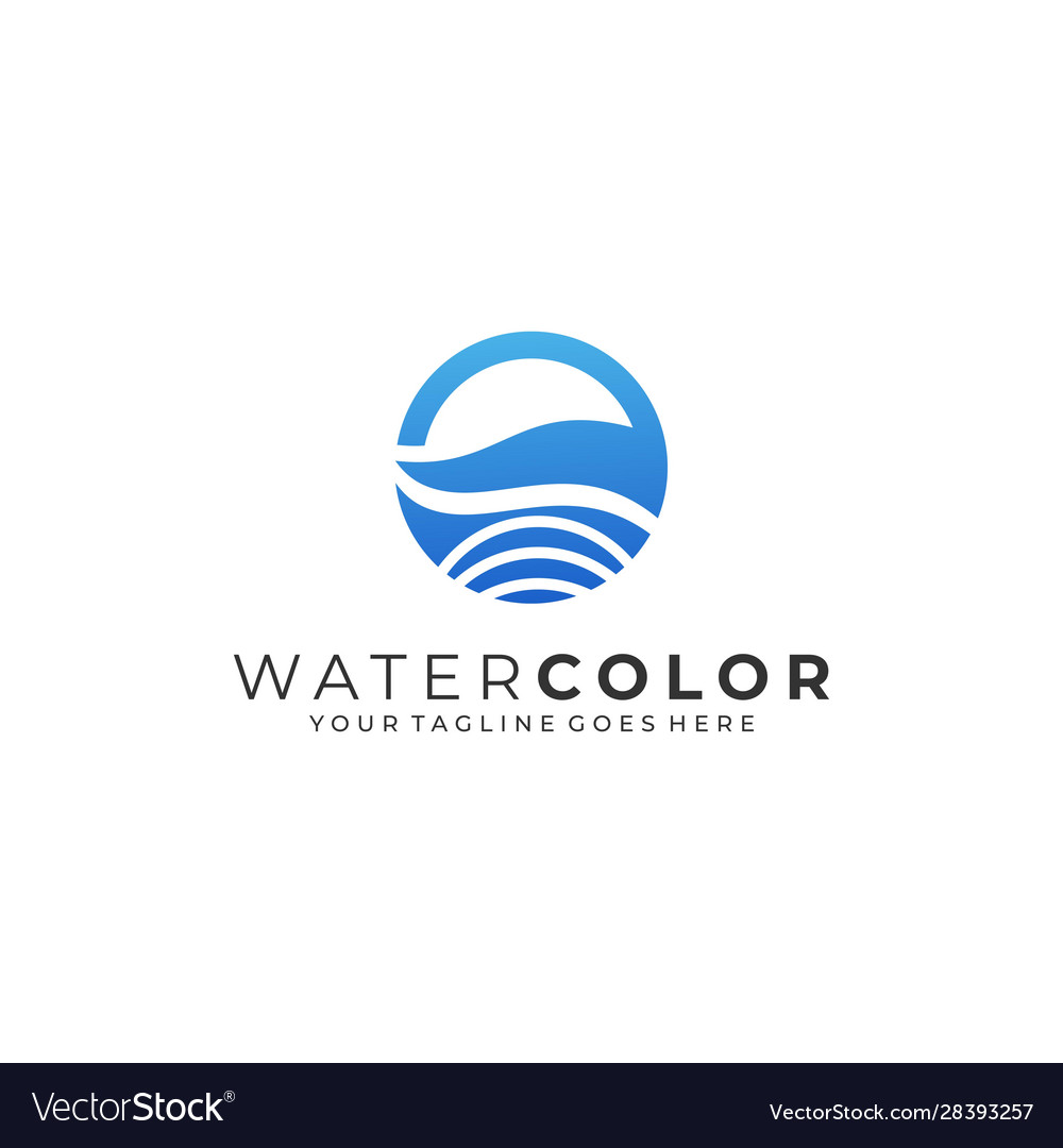 Water abstract template