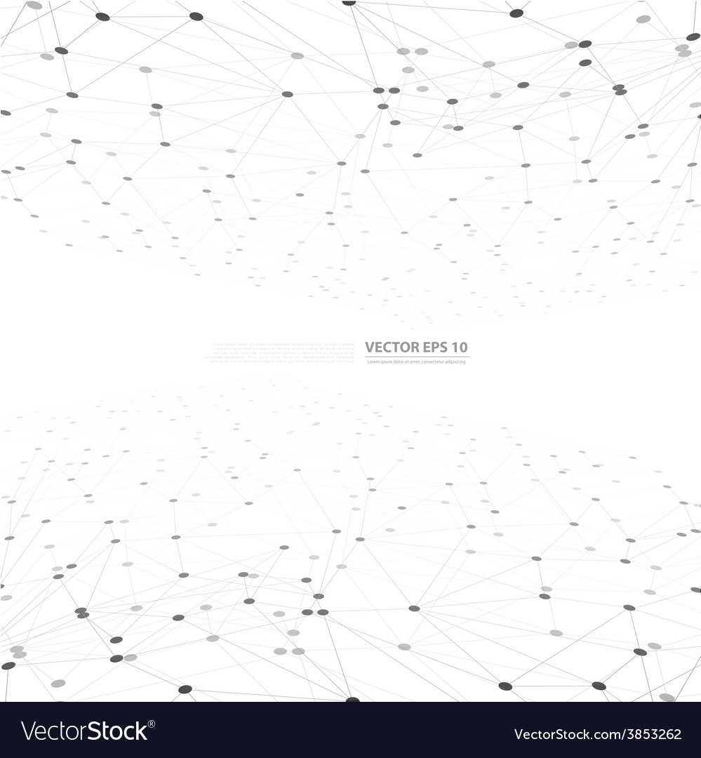 Network background abstract polygon