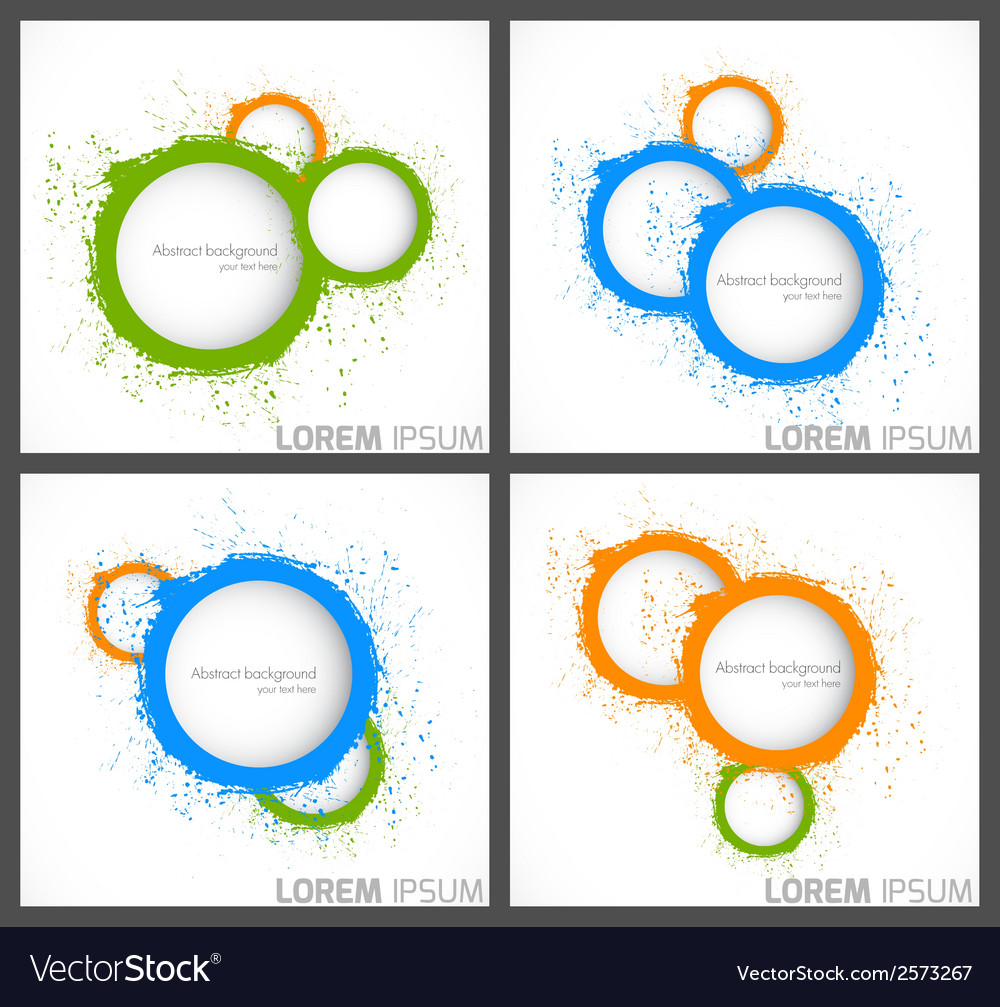 Abstract backgrounds with circles