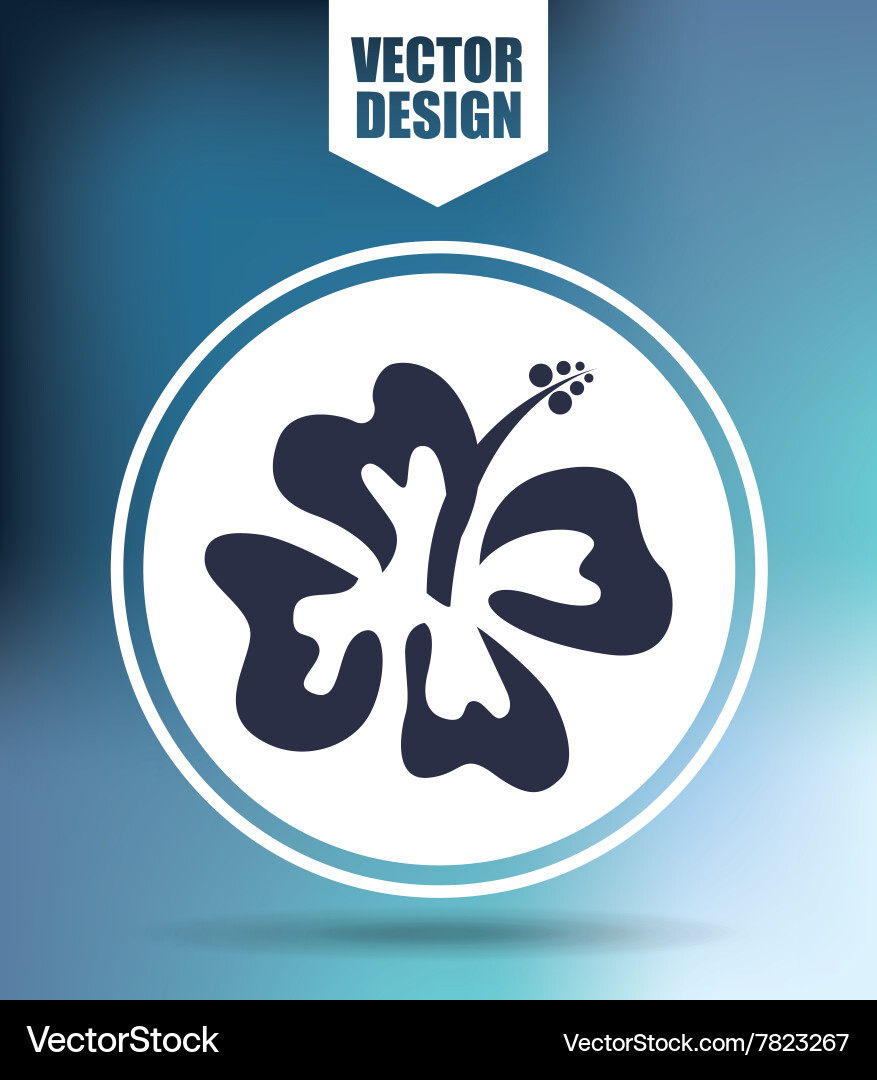 Beach concept design Royalty Free Vector Image