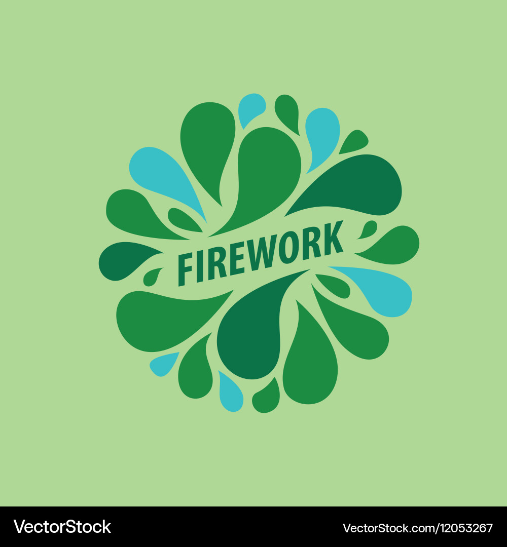 Logo firework Royalty Free Vector Image - VectorStock