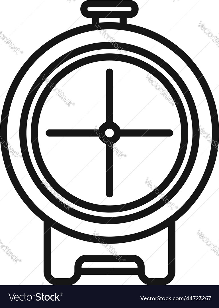 Modern army scope icon outline rifle gun Vector Image