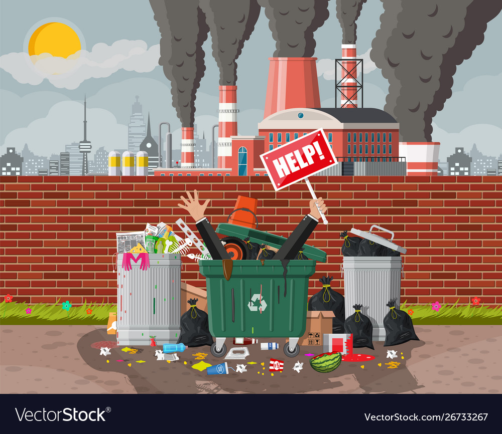 manufacturing waste clipart