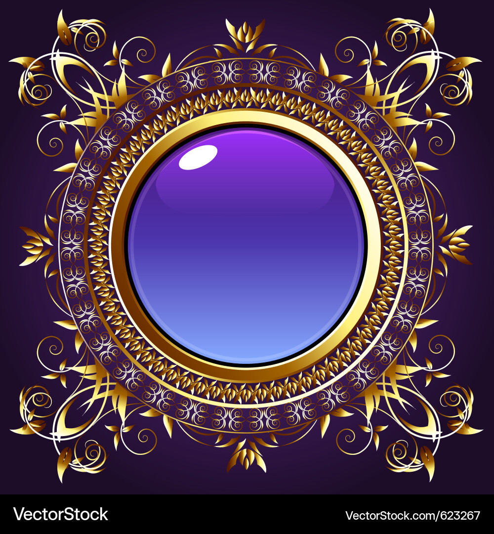 Vintage Swirl Frame Royalty Free Vector Image Vectorstock