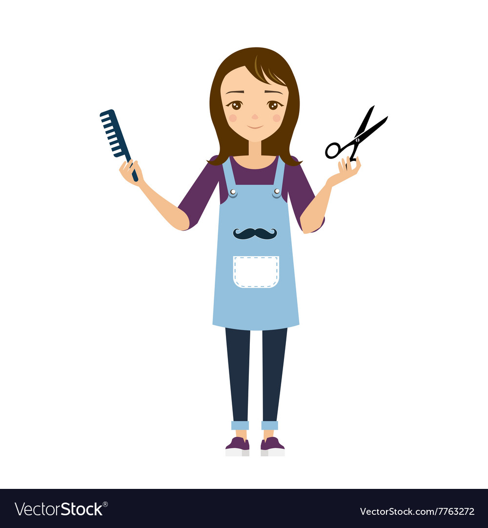 Hairdresser Royalty Free Vector Image - VectorStock