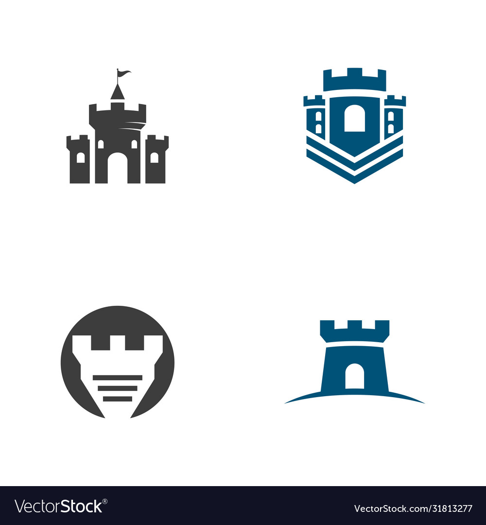 Castle icon Royalty Free Vector Image - VectorStock