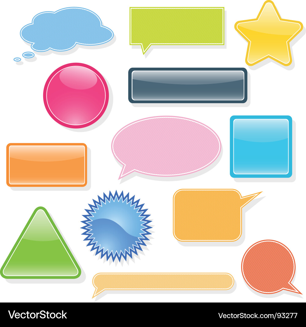 Writing Vector Labels Labels Royalty Free Vector Image - VectorStock