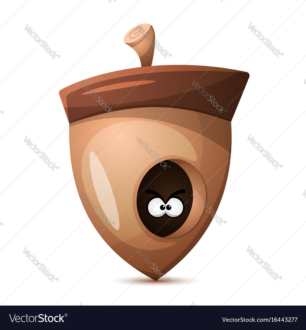 Nuts cartoon healthy food