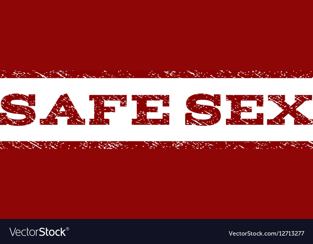 Safe sex watermark stamp