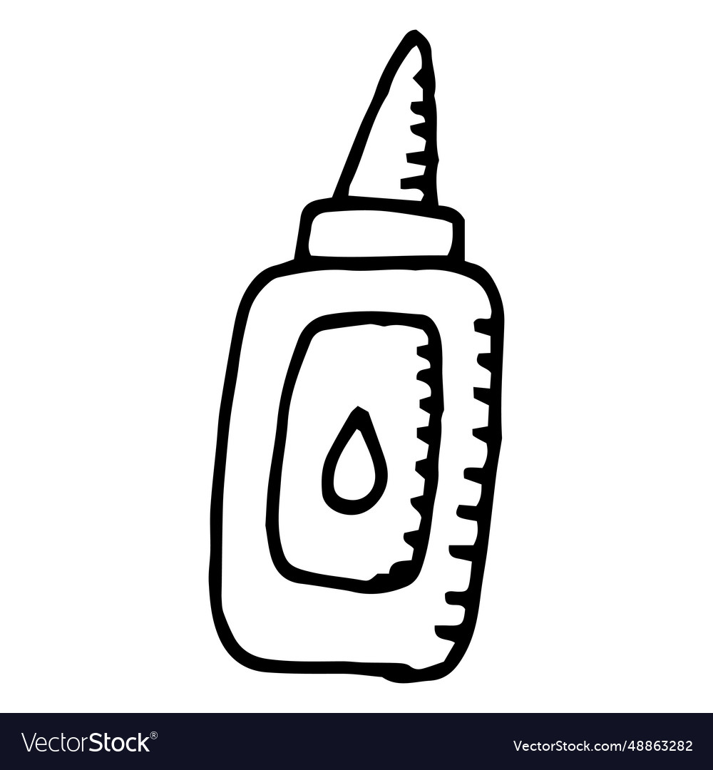 Glue doodle icon