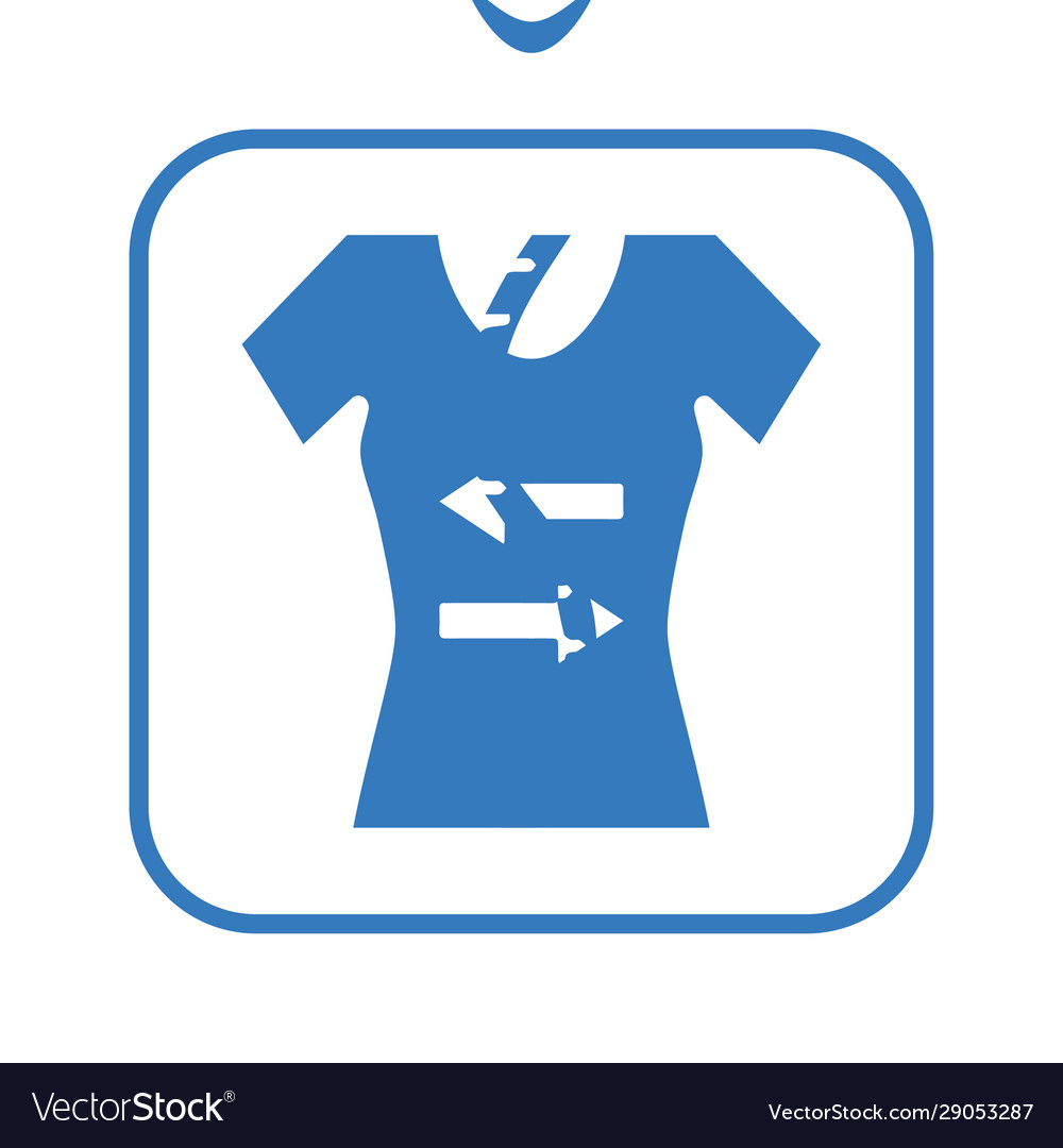 Dress size icon guide shirt measurement