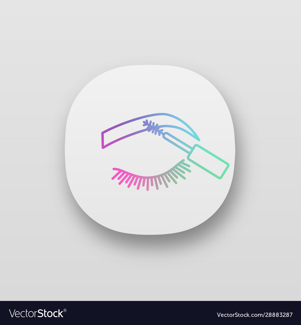 Eyebrows mascara app icon