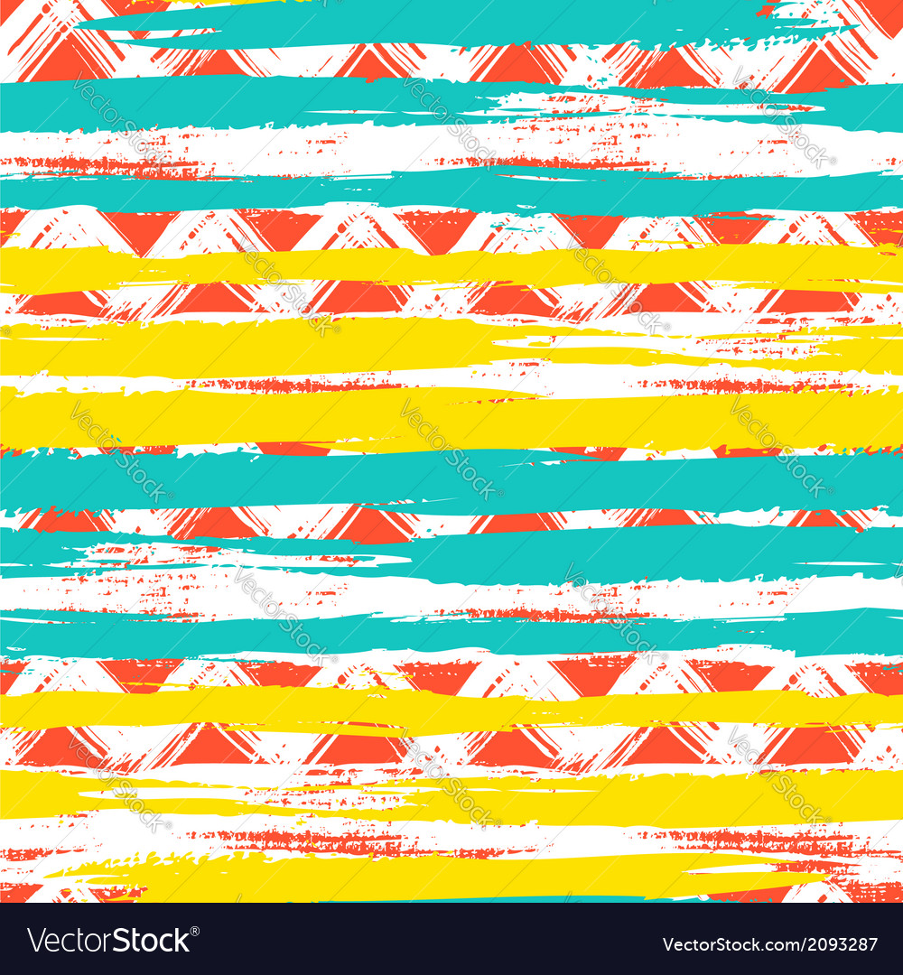 Seamless ethnic zigzag pattern with bold