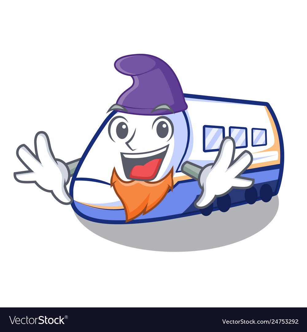 Elf shinkansen train in shape mascot