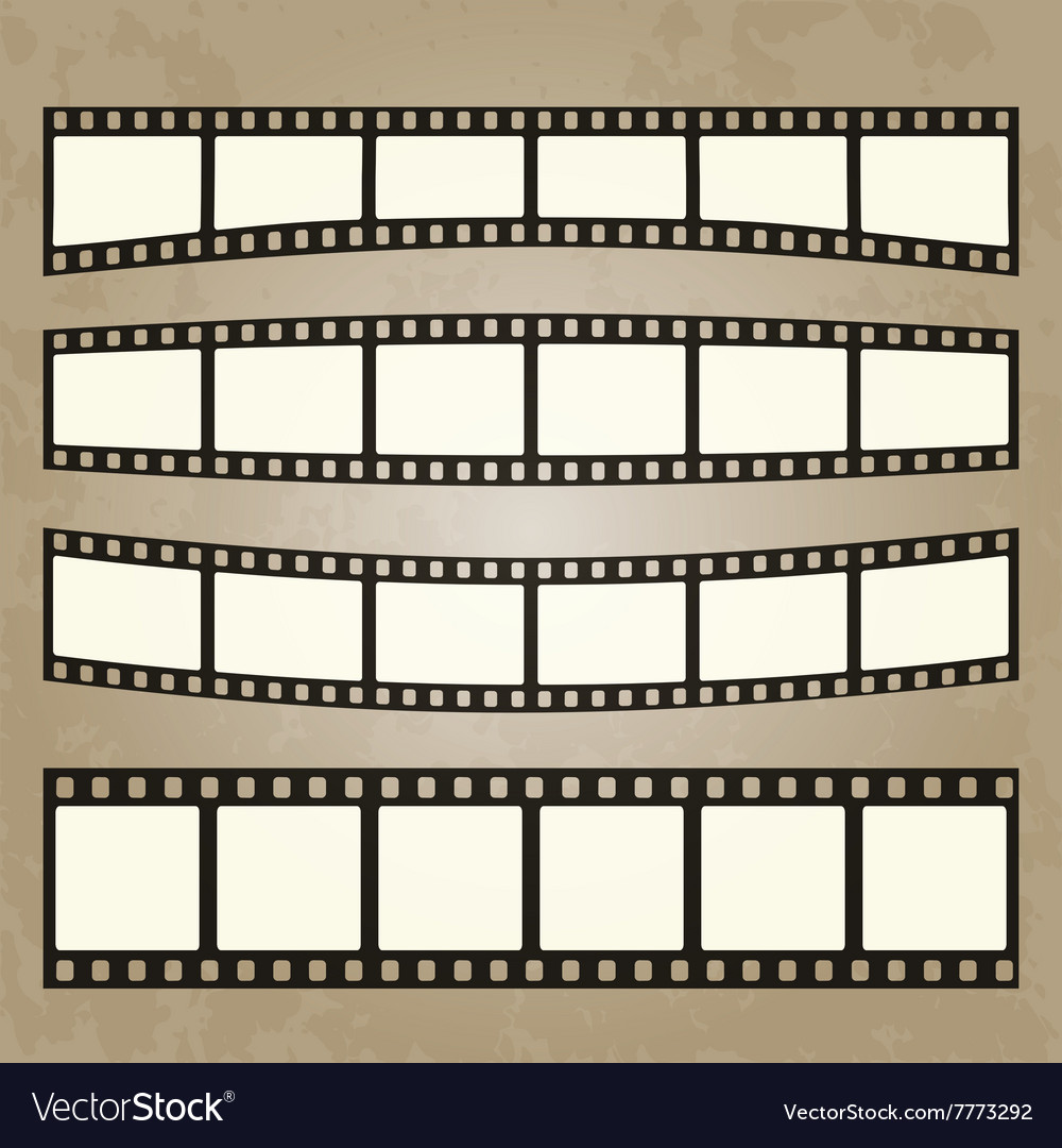 Template film roll Royalty Free Vector Image VectorStock