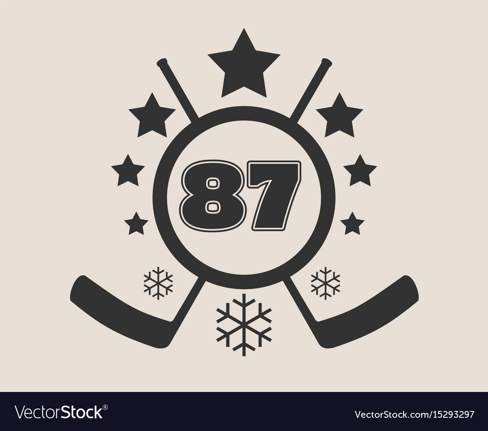 87 number Royalty Free Vector Image - VectorStock