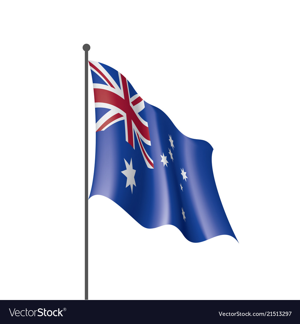 Australia flag Royalty Free Vector Image - VectorStock