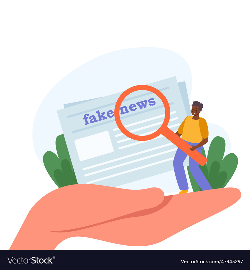 Fake News Concept Royalty Free Vector Image Vectorstock Fake News Concept Royalty Free Vector Image Vectorstock