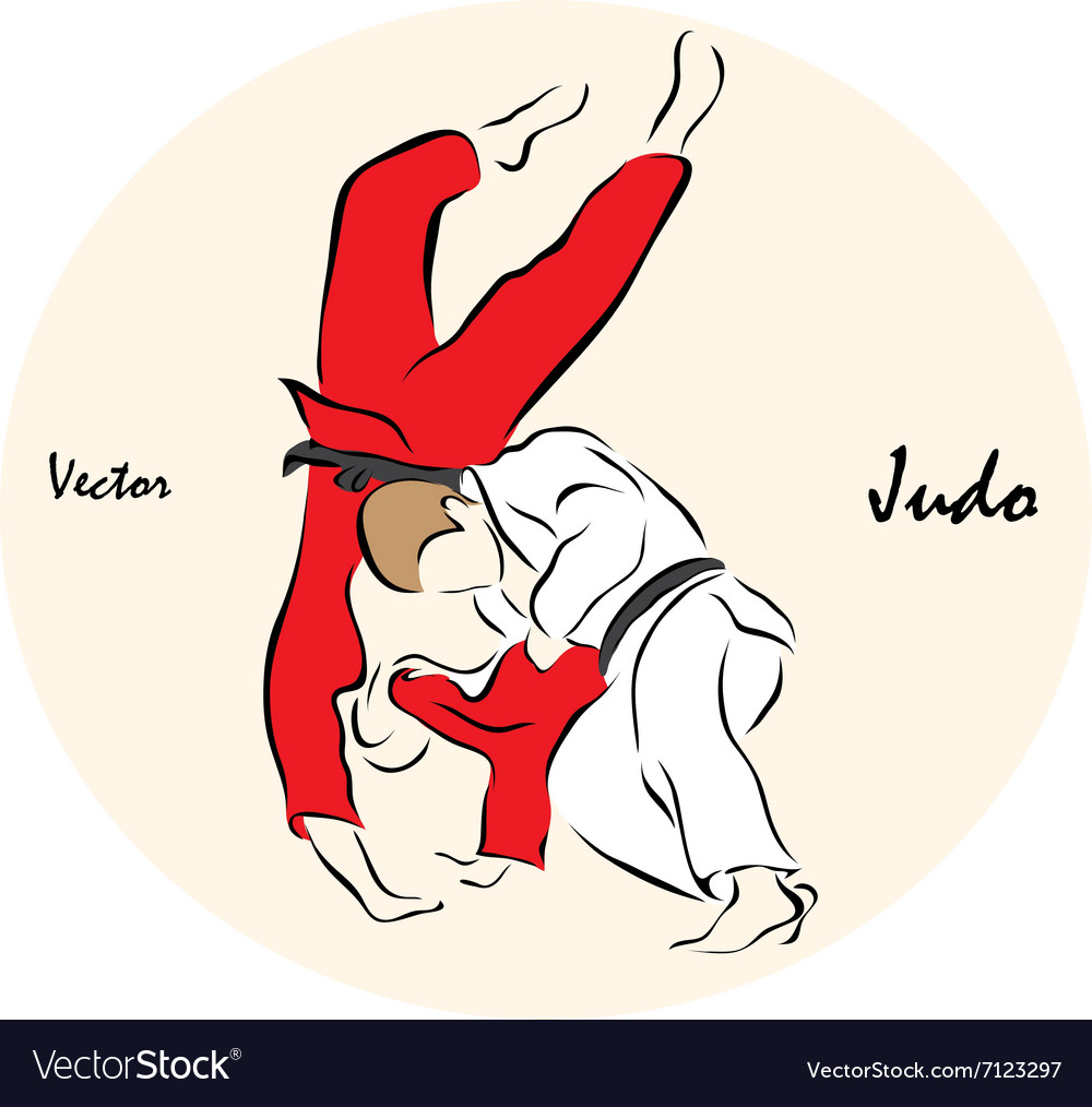 Judo Royalty Free Vector Image - VectorStock