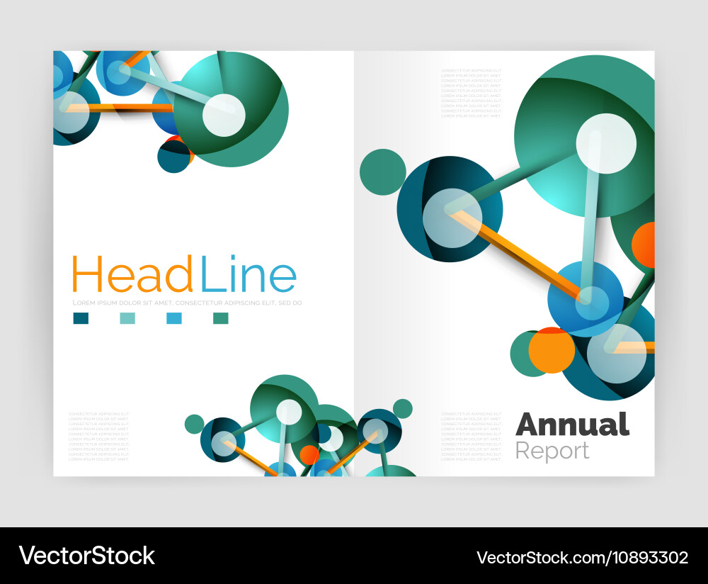 Geometric molecule abstract background Royalty Free Vector