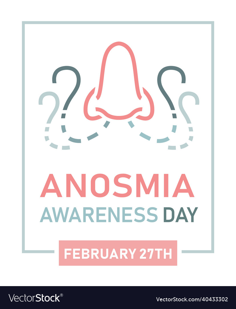 Smell loss vertical poster anosmia awareness day