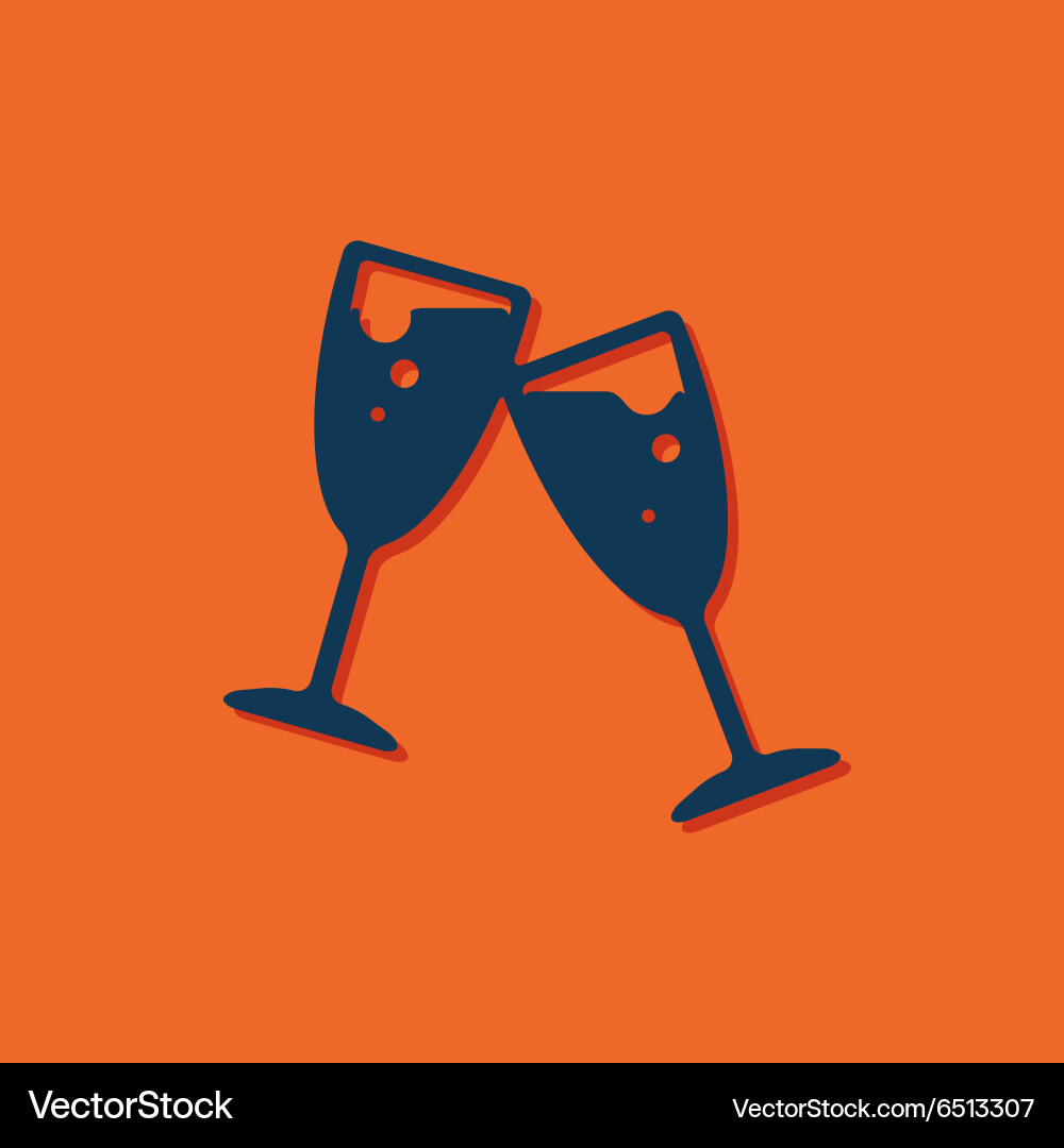 Stemware icon Royalty Free Vector Image - VectorStock
