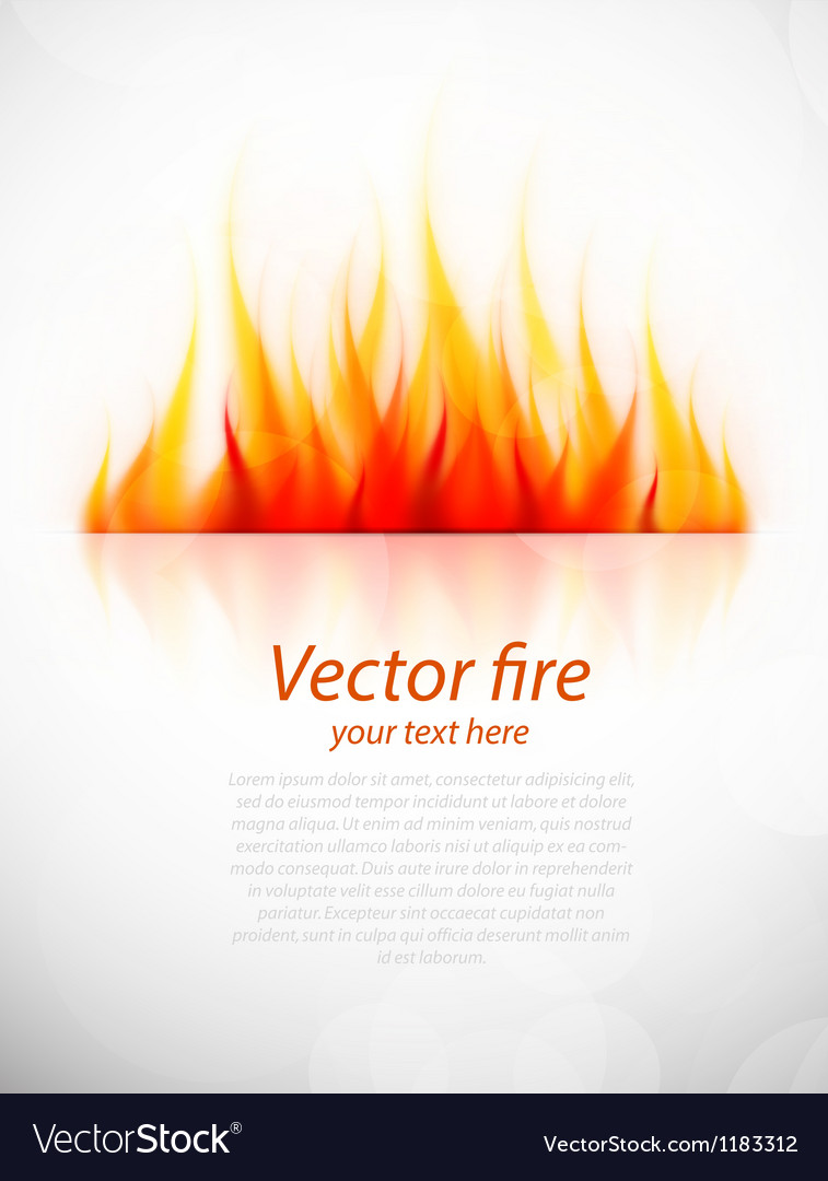 Background with fire