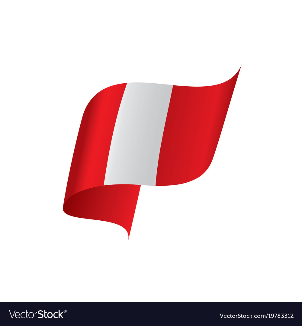 peru flag royalty free vector image vectorstock