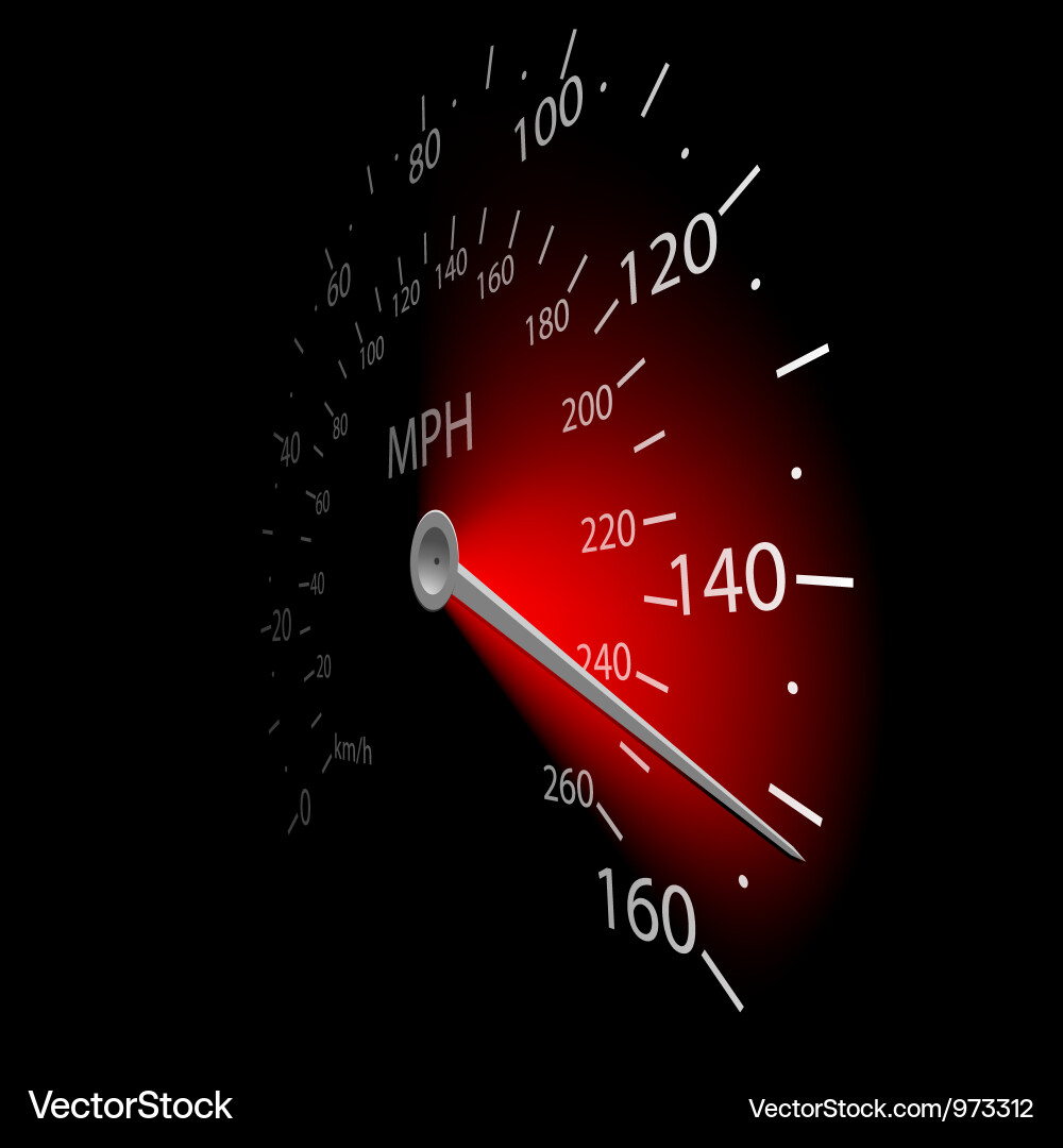 Vector Speedometer Speedometer Royalty Free Vector Image - VectorStock