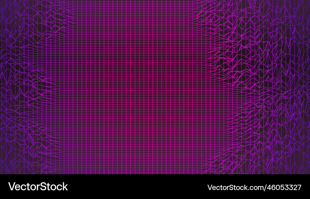 Synthwave background pink 80s grid backdrop Vector Image