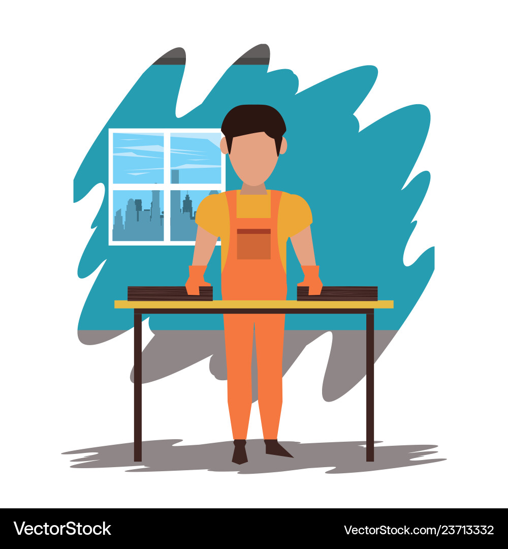 Construction workers concept Royalty Free Vector Image