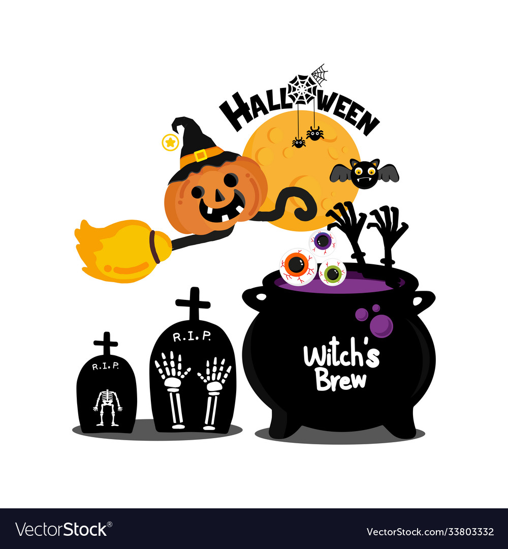 Halloween greeting card