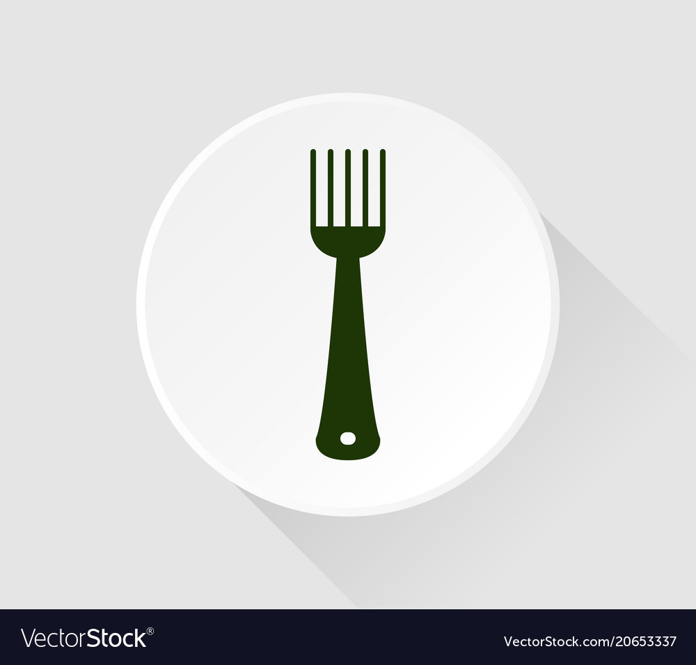 Fork icon Royalty Free Vector Image - VectorStock