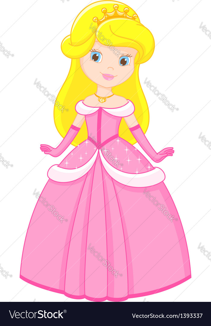 Download Little Princess Royalty Free Vector Image - VectorStock