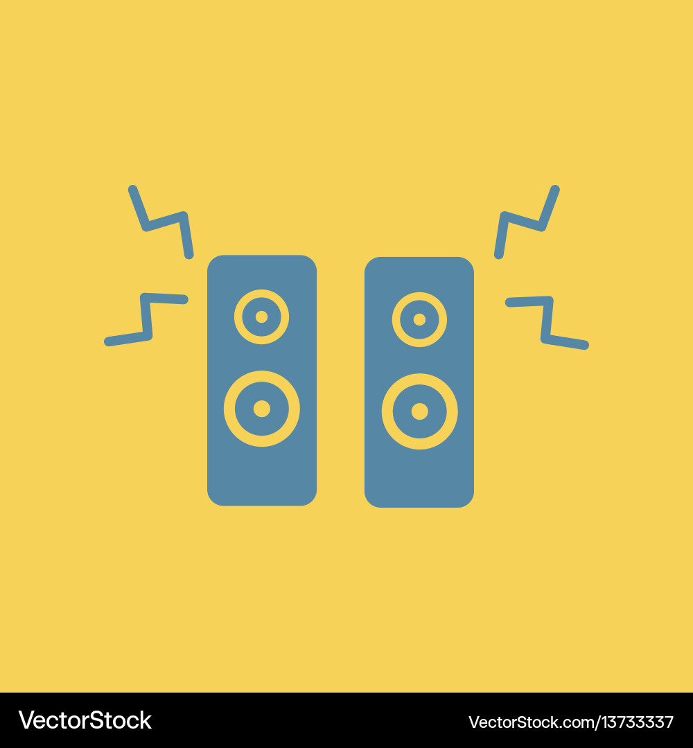 Loudspeakers Royalty Free Vector Image - VectorStock