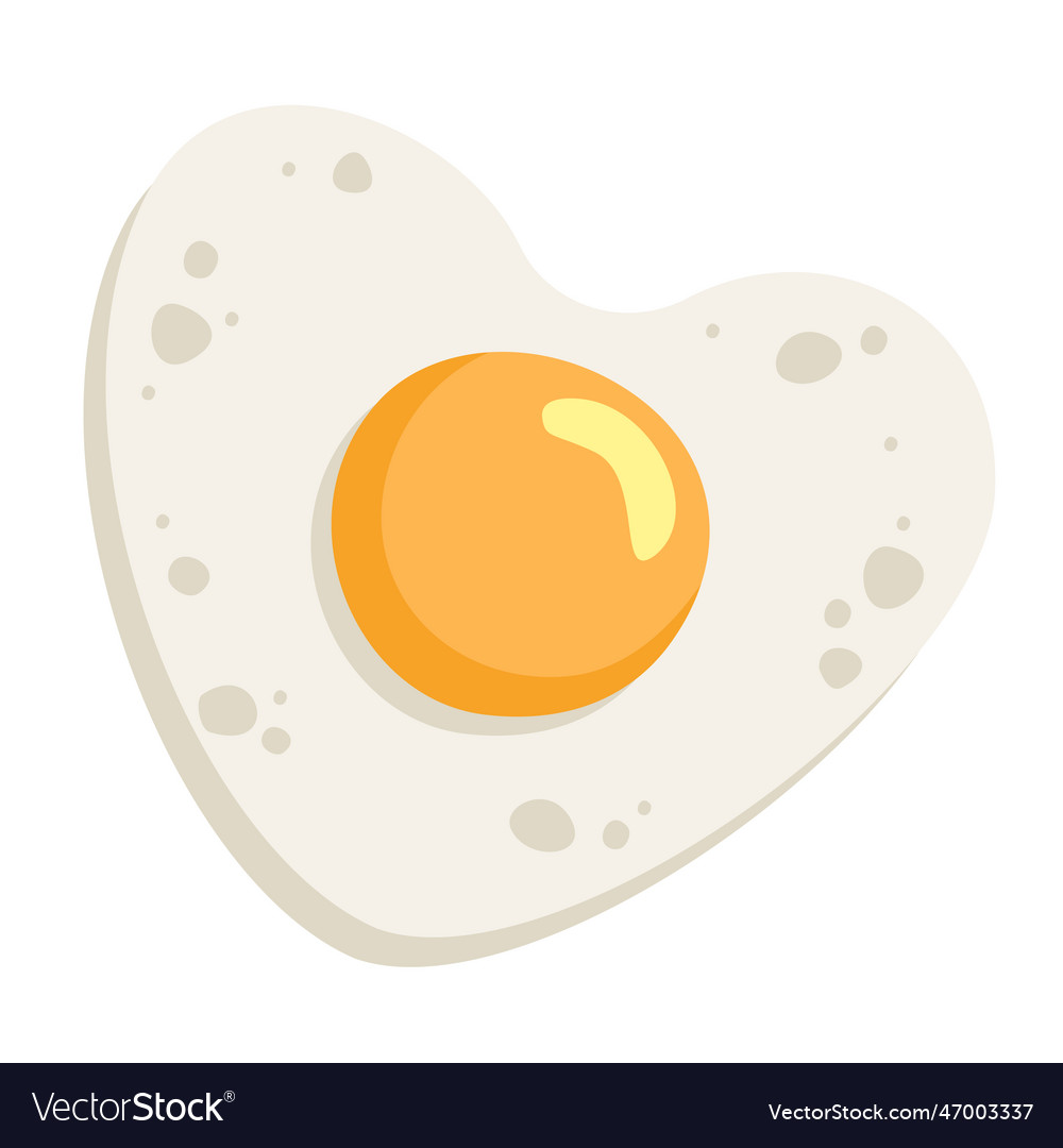 Omelet heart