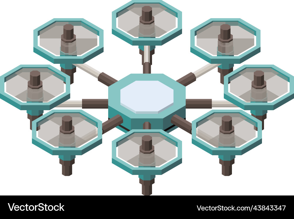 Drone isometric Royalty Free Vector Image - VectorStock
