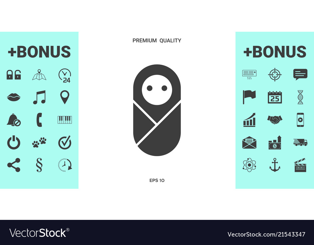 Infant neonate newborn icon