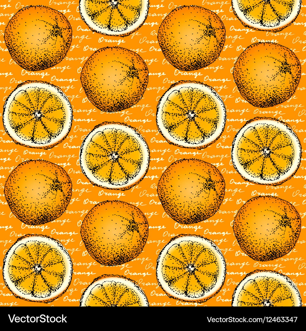 Orange geometric background Royalty Free Vector Image