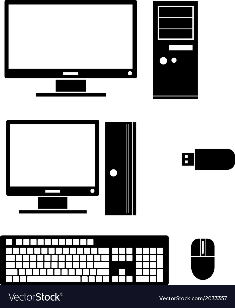 Computer Royalty Free Vector Image - VectorStock