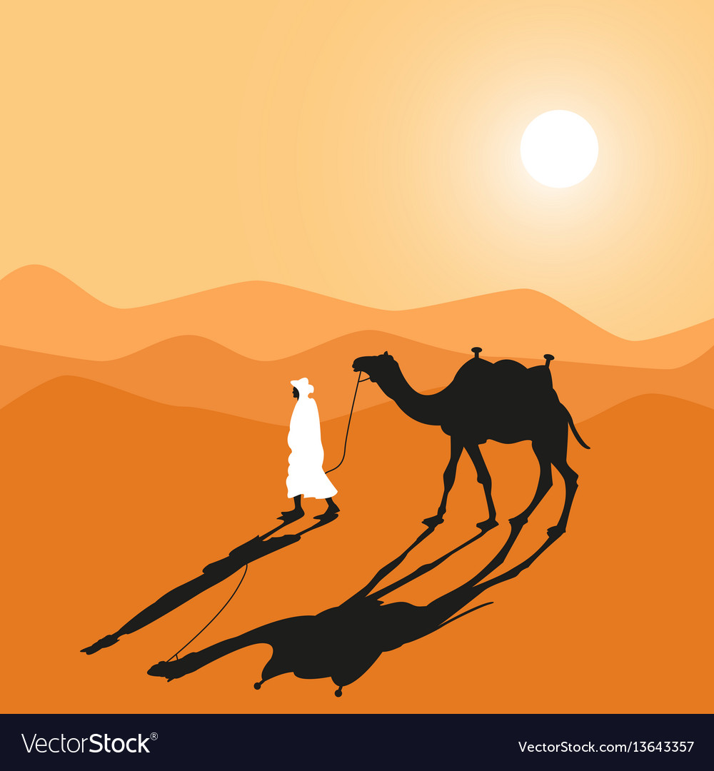 Desert Royalty Free Vector Image - VectorStock