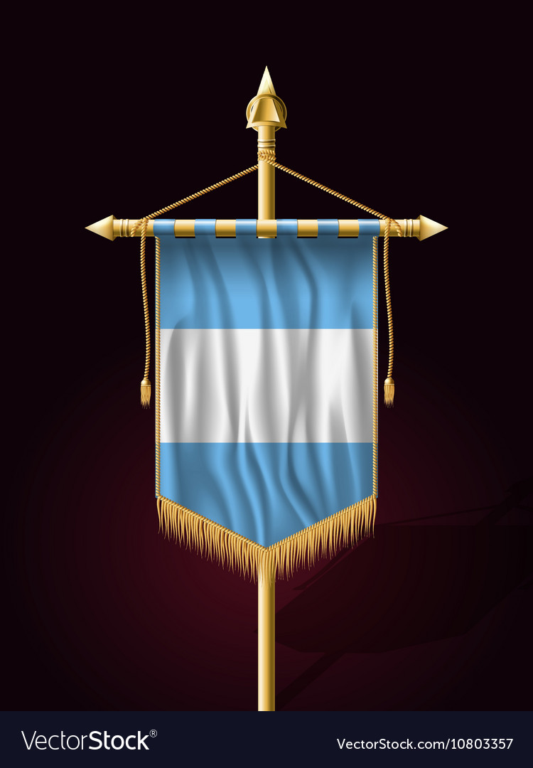 Flag guatemala festive vertical banner Royalty Free Vector