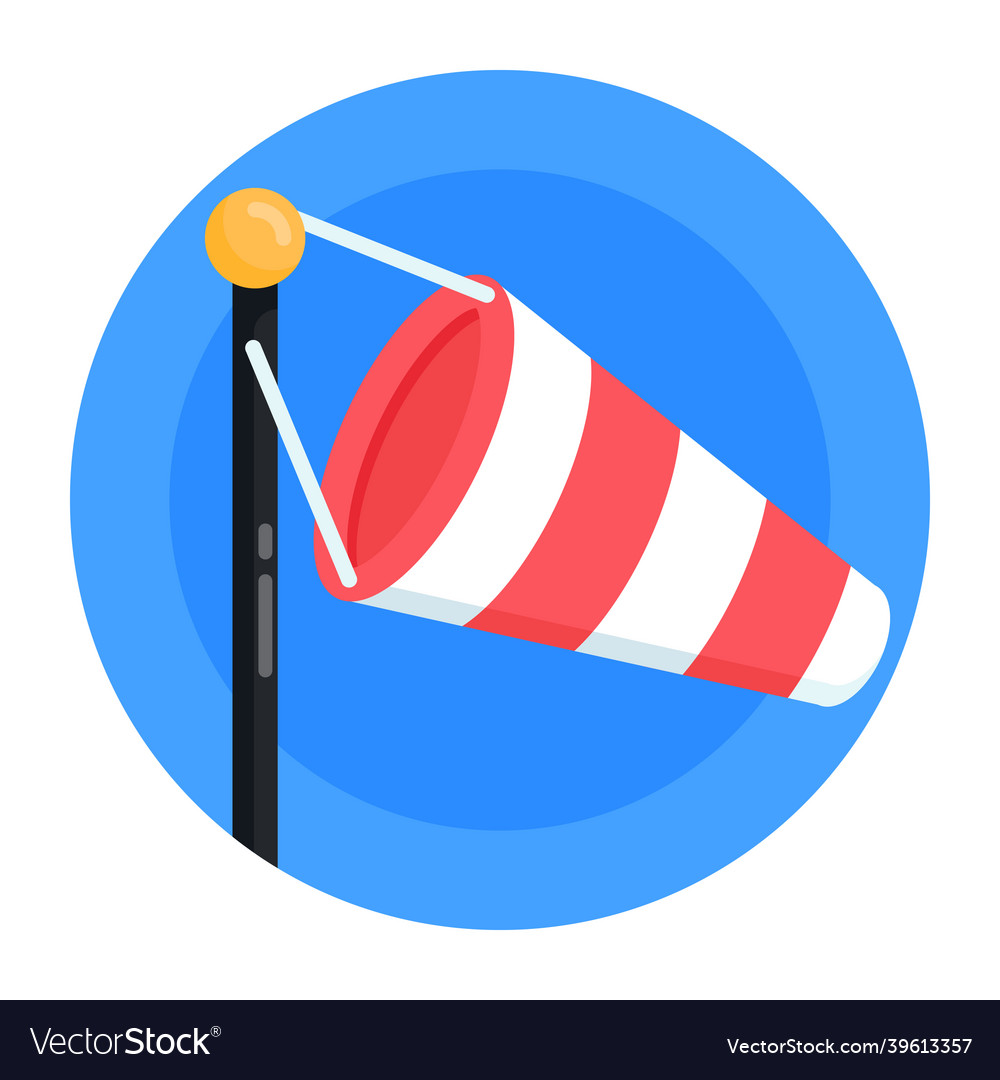 Windsock Royalty Free Vector Image - VectorStock