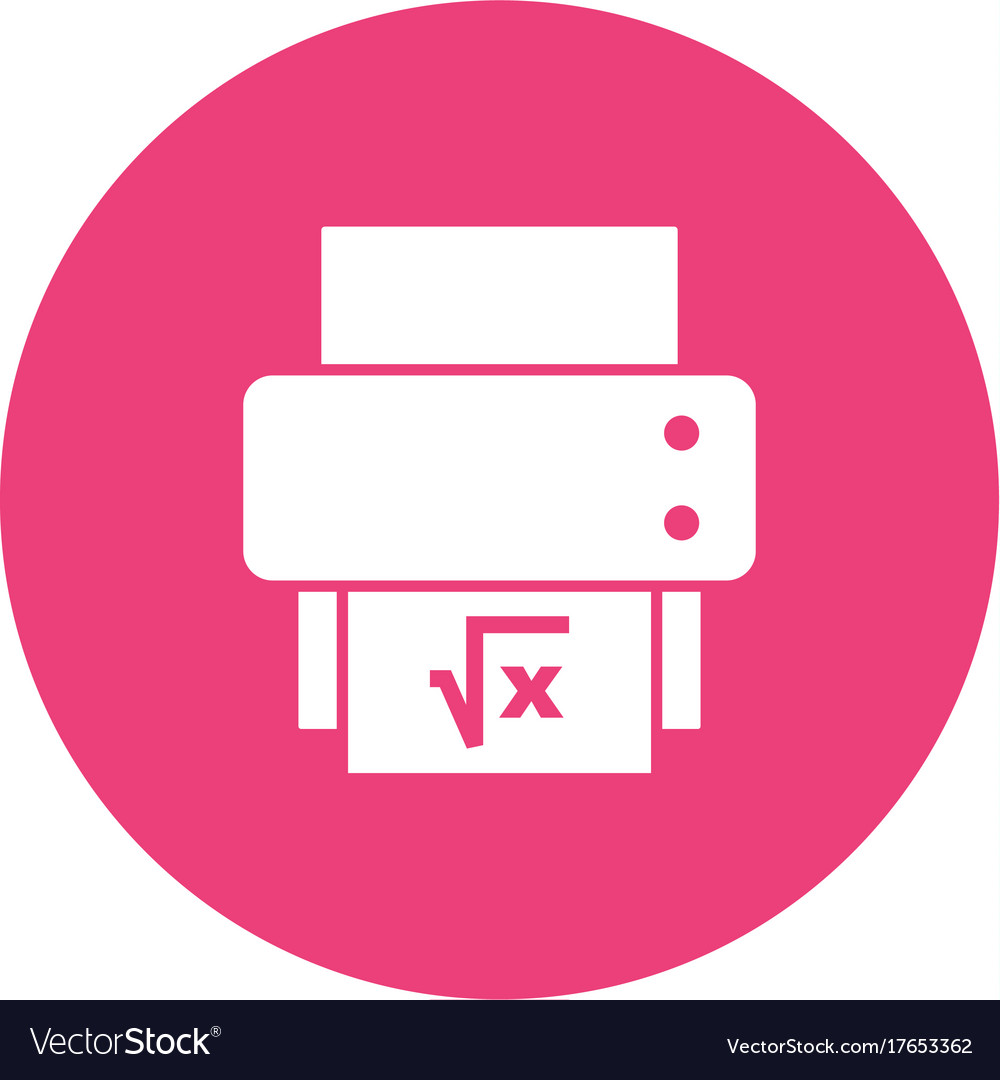 Print math sheet Royalty Free Vector Image - VectorStock