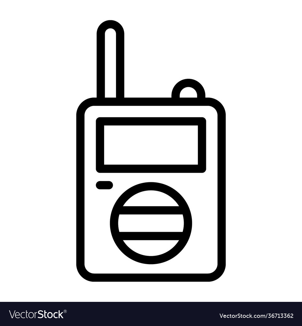 Walkie talkie Royalty Free Vector Image - VectorStock