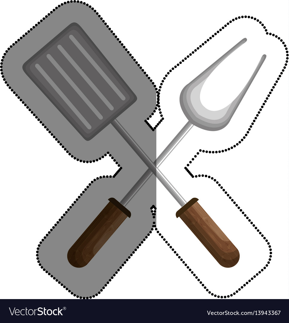 Kitchen cutlery menu icon