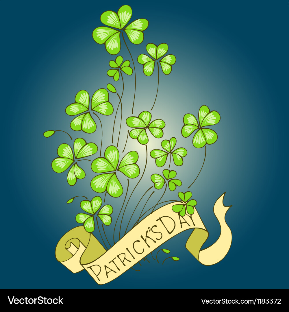 St patricks day background Royalty Free Vector Image