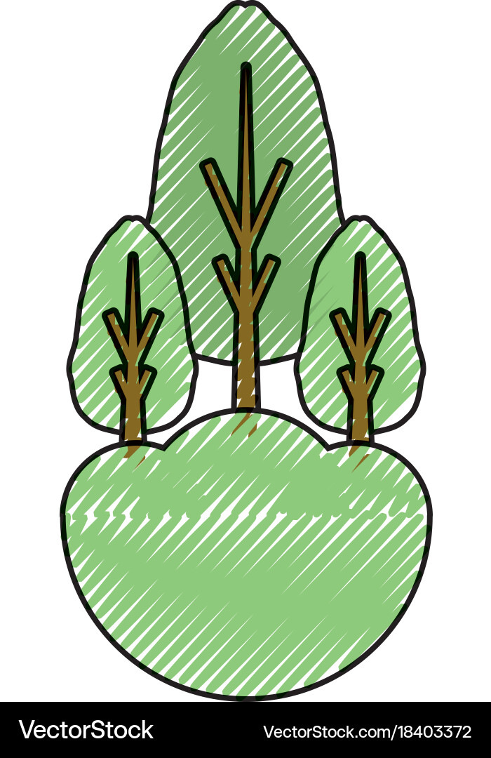Trees Royalty Free Vector Image - VectorStock