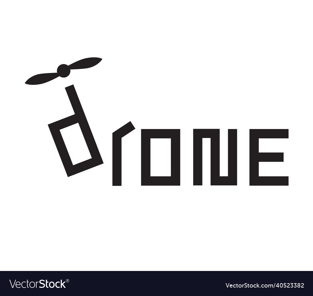 Drone logo concept design