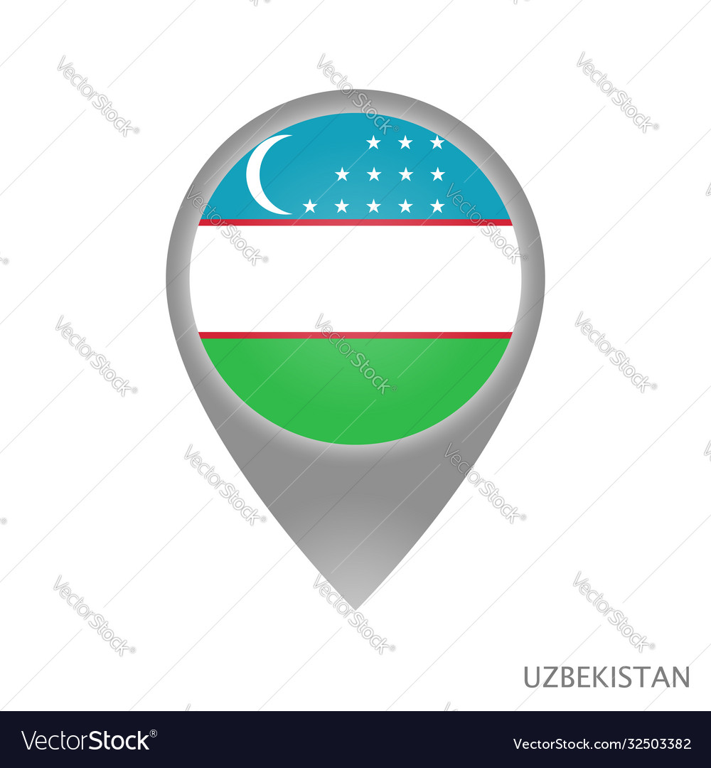 Uzbekistan point vector image Uzbekistan point